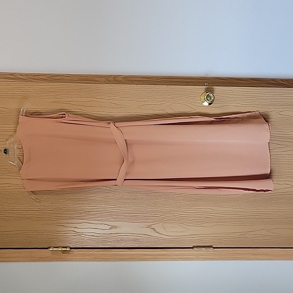 Peachy orange/tan dress - Picture 2 of 5